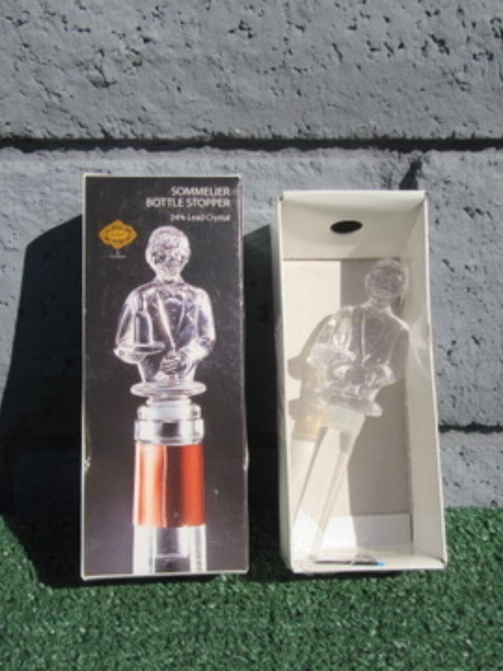 Shannon By Godinger Sommelier Bottle Stopper 24% Lead Crystal